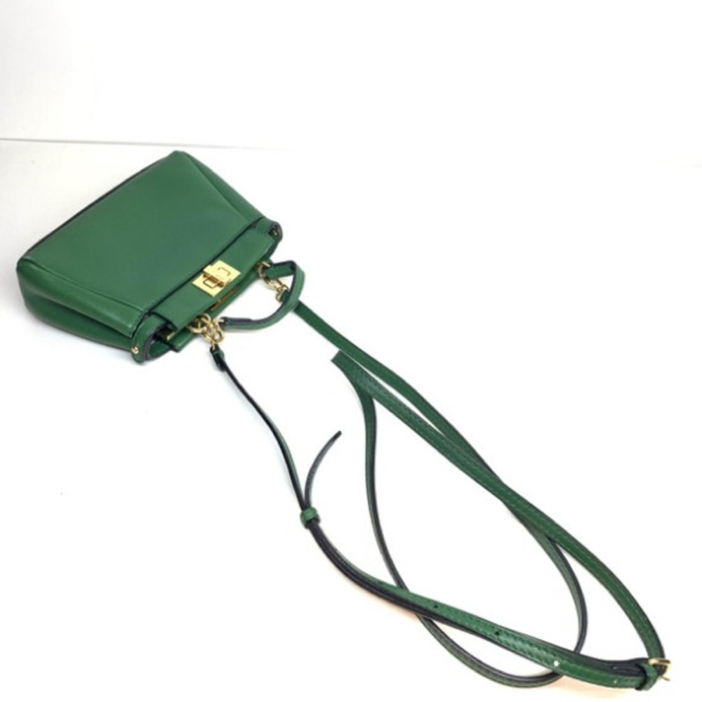 Fendi | Micro Peekaboo Bag - Kelly Green - Picture 12 of 16